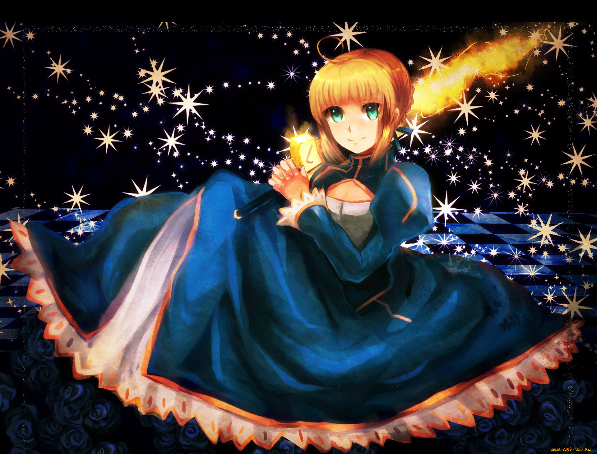, fate, stay night, saber